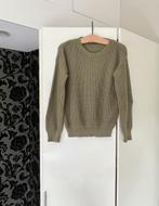 Groen ruimvallend gebreid truitje; merk Boohoo; maat 36/38, Boohoo, Ophalen of Verzenden, Maat 36 (S), Gedragen