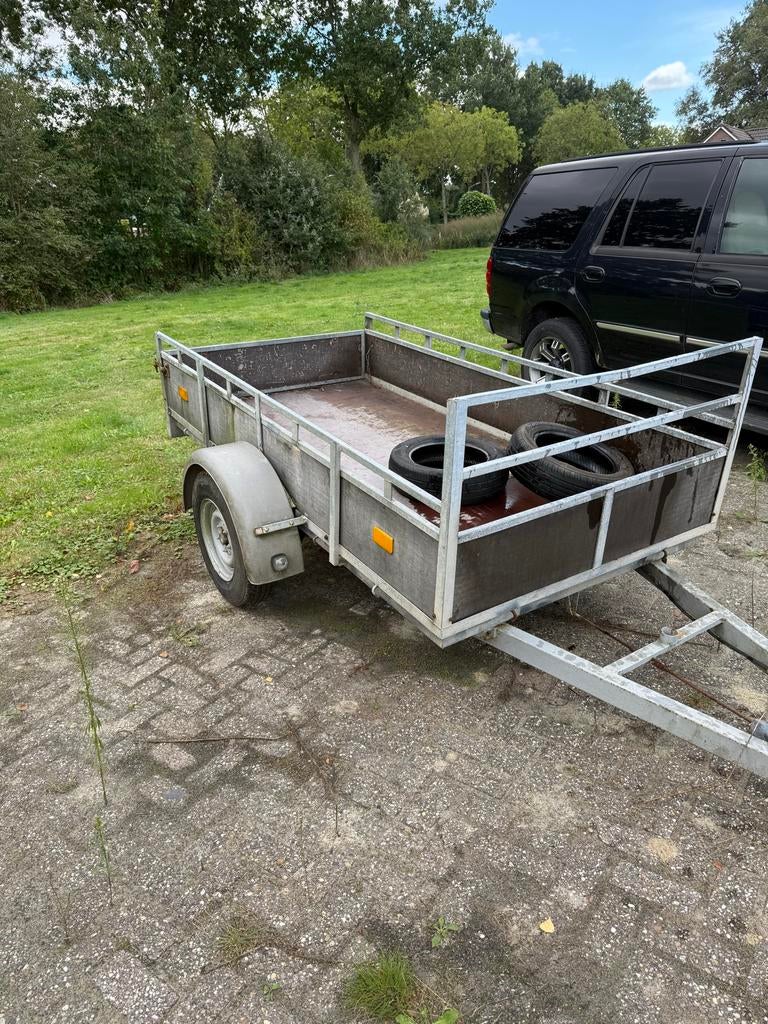 Geremde enkelasser aanhanger - opknapper met kenteken, Auto diversen, Aanhangers en Bagagewagens, O, O, Ophalen of Verzenden, O