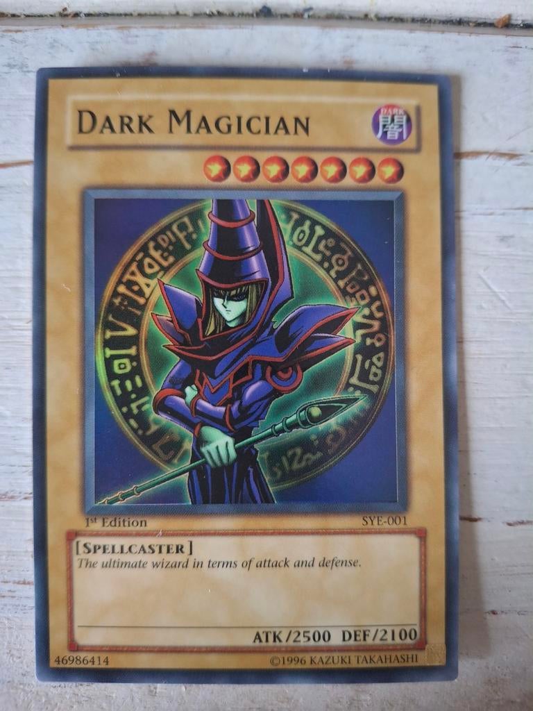 Dark Magician 1st Edition SYE-001 Yu-Gi-Oh! Near Mint, Ophalen of Verzenden