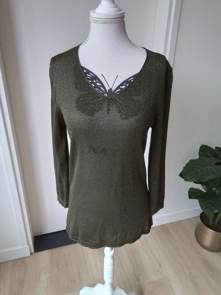 Groen shirt Geisha mt 38, Kleding | Dames, T-shirts, Maat 38/40 (M), Geisha, Ophalen of Verzenden, Zo goed als nieuw