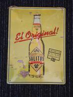 Salitos bier reclamebord, Ophalen of Verzenden, Gebruikt, Reclamebord, Plaat of Schild, Overige merken