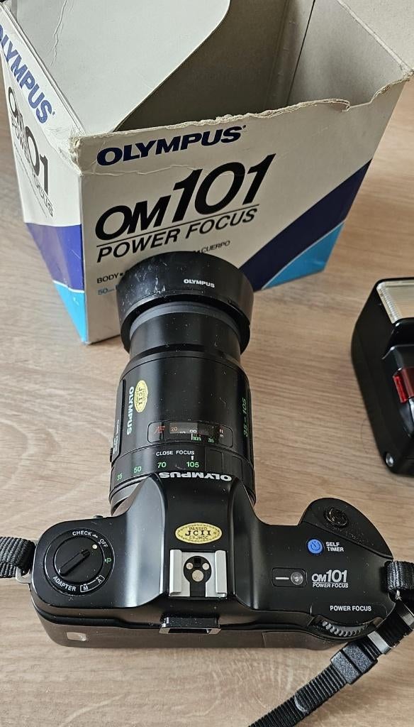 Olympus OM101 Power Focus Camera te koop, Ophalen of Verzenden, Gebruikt, Compact, Olympus