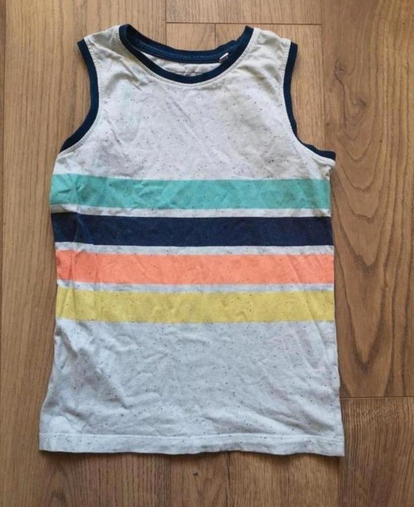 Hemd tanktop maat 128, Kinderen en Baby's, Kinderkleding | Maat 128, Ophalen of Verzenden, Zo goed als nieuw, Jongen, Shirt of Longsleeve