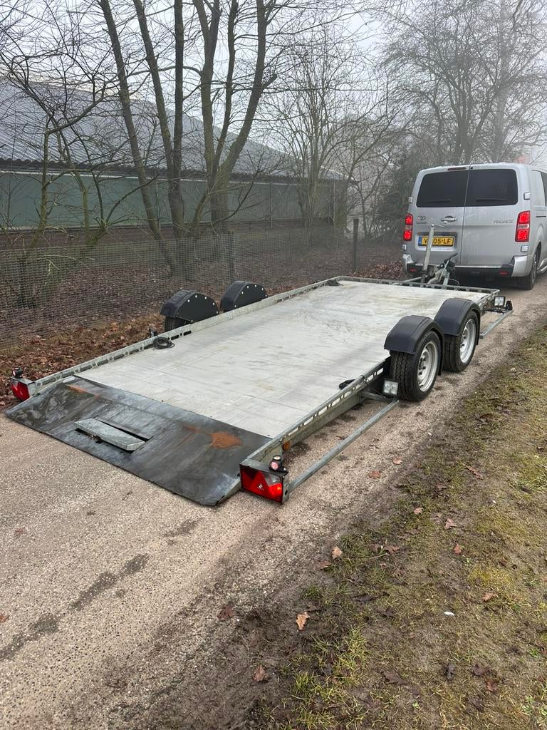 Tohaco Machinetransporter koopje !!, Ophalen of Verzenden, Zo goed als nieuw