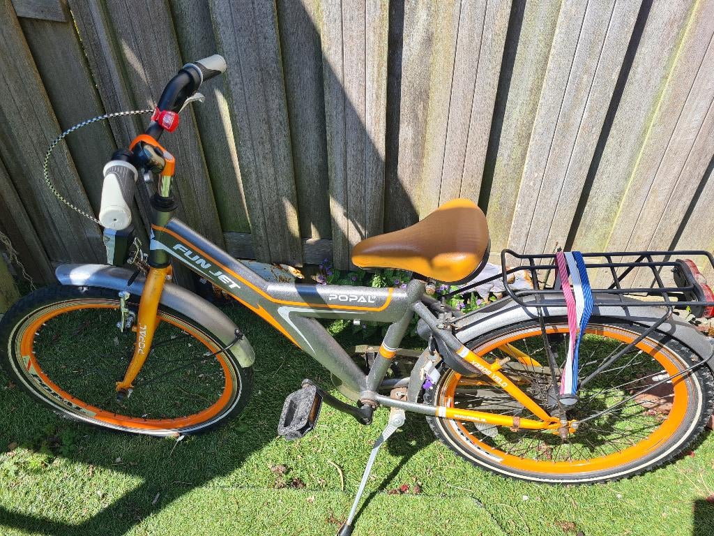Popal funjet 24 inch zonder versnelling, Fietsen en Brommers, Fietsen | Jongens, Ophalen, Popal funjet, Handrem, Gebruikt