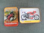 MOTOR VERZAMELKAARTEN 50 STUKS IN BLIK LAVERDA BMW DUCATI, Verzamelen, Ophalen of Verzenden, Gebruikt, Overige