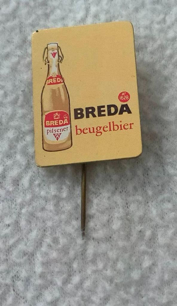 Speldje Breda beugelbier, Verzamelen, Speldjes, Pins en Buttons, Ophalen of Verzenden, Zo goed als nieuw, Merk, Speldje of Pin