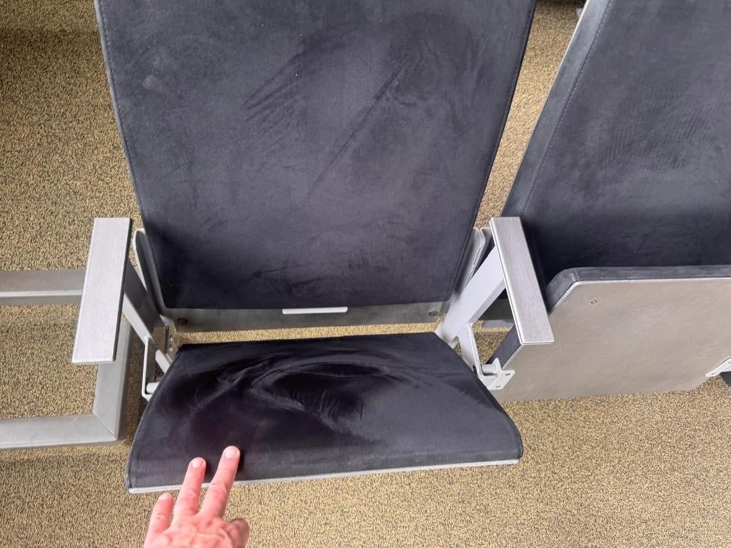 Klapstoelen bioscoopstoelen tribunestoelen stoelen ( 039 ), Ophalen, Gebruikt, Zwart, Nb