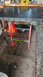 Las-/Werkbank Bench N' Vice - Inklapbaar - verstelbaar, Ophalen, Zo goed als nieuw, 70 tot 120 cm, Bankschroef