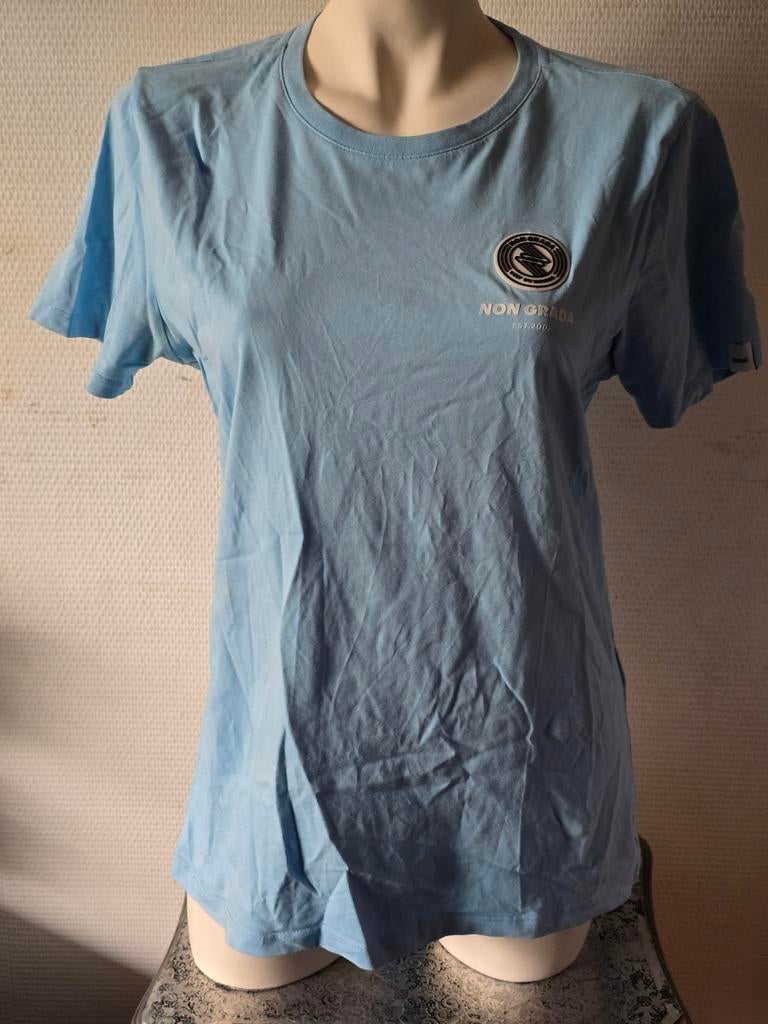 Non Grada heren T-shirt Lichtblauw Maat L, Maat 52/54 (L), Blauw, Ophalen of Verzenden, Gedragen