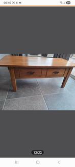 Eikenhouten Salontafel, Huis en Inrichting, Ophalen, 100 tot 150 cm, Eikenhout, 25 tot 50 cm