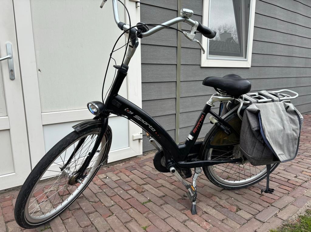 Elektrische fiets dames met lage instap, Fietsen en Brommers, Elektrische fietsen, Ophalen, Sparta, Gebruikt, Minder dan 47 cm