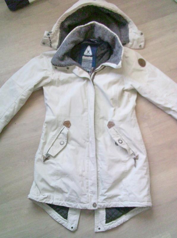 Gaastra creme kleurige Parka maat L, Kleding | Dames, Jassen | Winter, Gedragen, Maat 42/44 (L), Overige kleuren, Verzenden