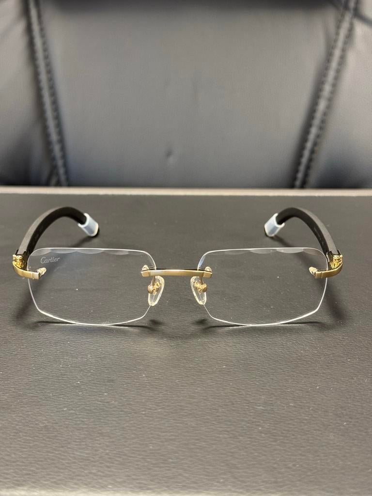 Cartier brilmontuur, Overige merken, Gebruikt, Zwart, Ophalen of Verzenden