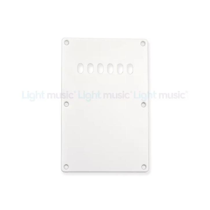Tremolo backplate wit 6-gaats 1ply, Muziek en Instrumenten, Instrumenten | Onderdelen, Nieuw, Elektrische gitaar, Ophalen of Verzenden