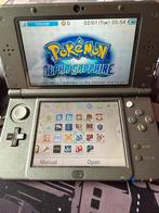 New Nintendo 3DS XL met IPS scherm (boven), Ophalen of Verzenden, Zo goed als nieuw, Zwart, 3DS XL