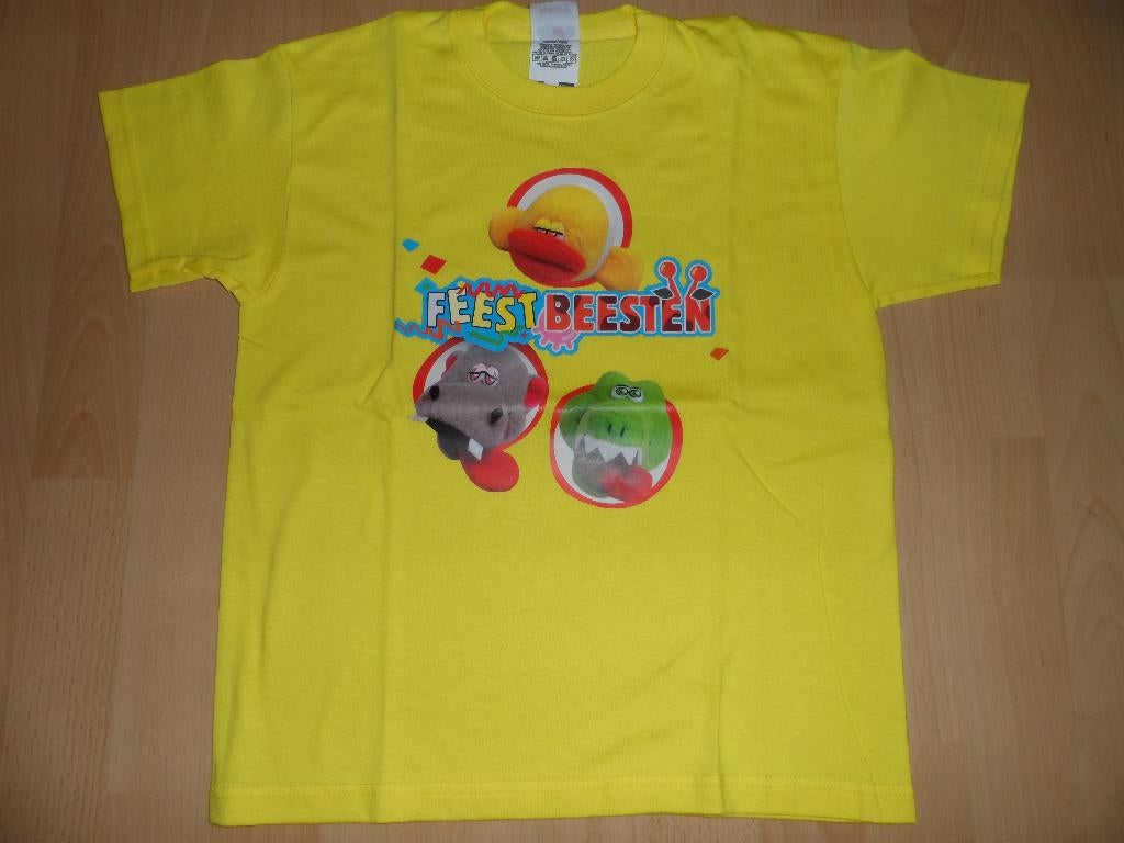 FEESTBEEST T-SHIRT (NIEUW), Ophalen of Verzenden, Nieuw, Jongen of Meisje, Shirt of Longsleeve