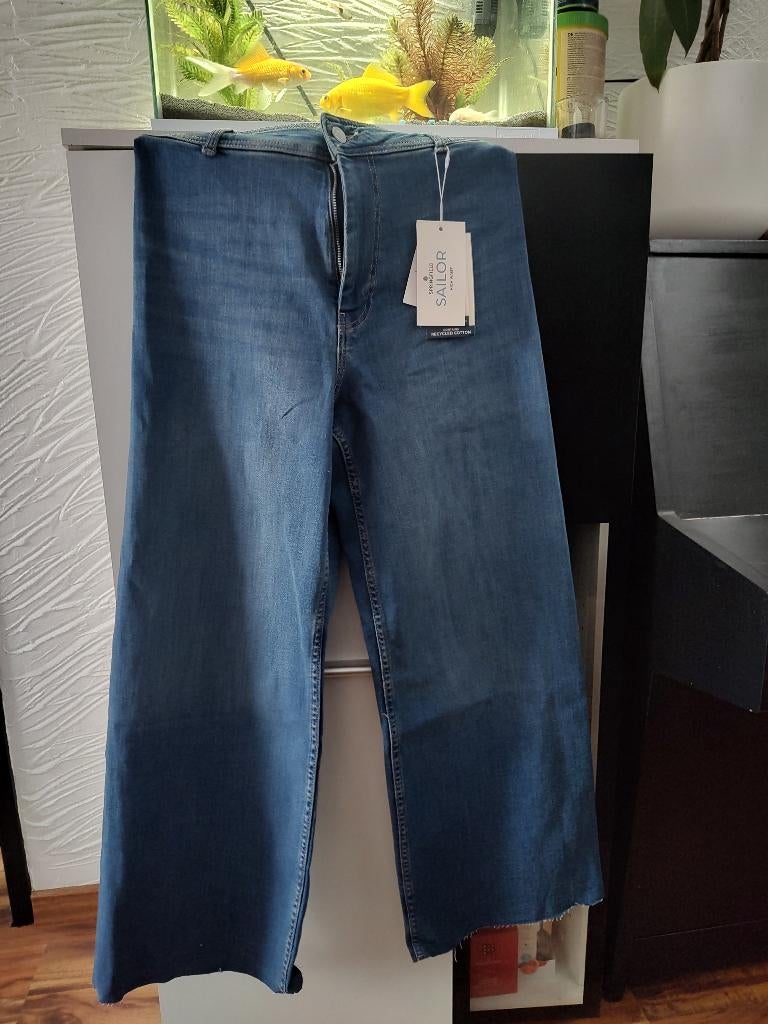 nieuwe broek, Kleding | Dames, Broeken en Pantalons, Maat 38/40 (M), Blauw, Nieuw, Ophalen of Verzenden