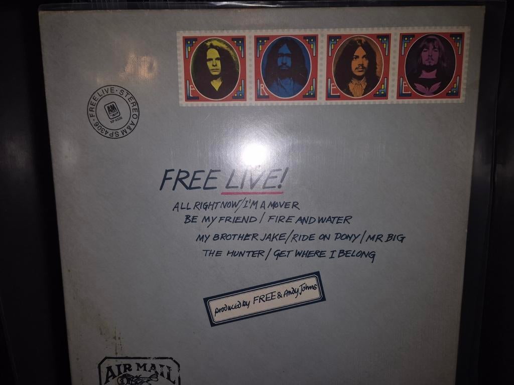 Free, Cd's en Dvd's, Vinyl | Rock, Zo goed als nieuw, Poprock, 12 inch, Verzenden