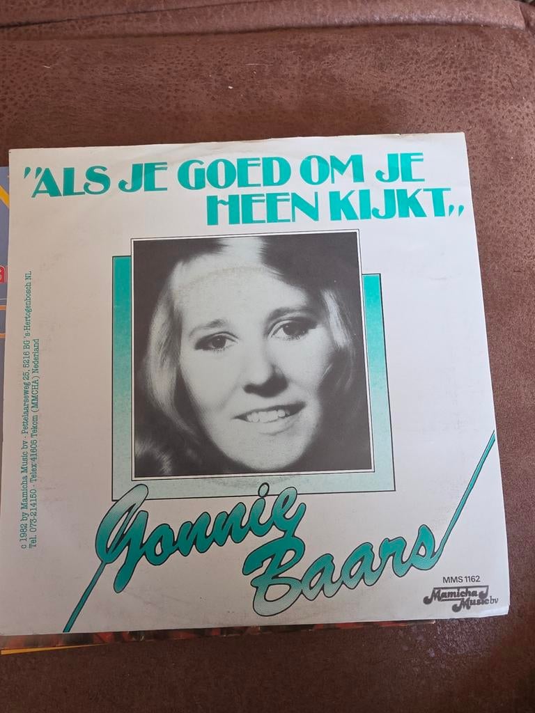 Gonnie Baars - Als Je Goed Om Je Heen Kijkt (Single), Cd's en Dvd's, Ophalen of Verzenden, Gebruikt, 7 inch, Nederlandstalig