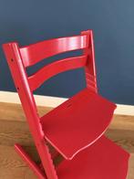 Stokke Tripp Trapp kinderstoel rood verstelbaar – origineel, Kinderen en Baby's, Kinderkamer | Tafels en Stoelen, Ophalen, Gebruikt