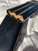 Sigaren houder zwart voor 3 sigaren 16,5 cm, Verzamelen, Rookartikelen, Aanstekers en Luciferdoosjes, Tabaksdoos of Verpakking