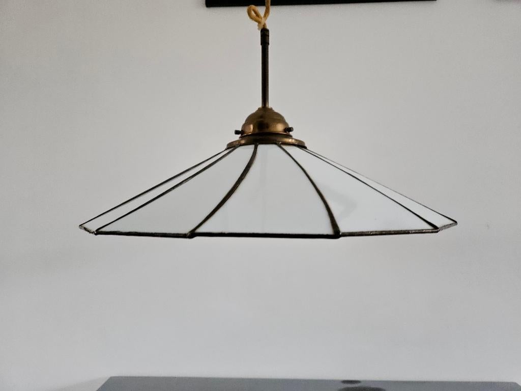 Hanglamp, Huis en Inrichting, Lampen | Hanglampen, Ophalen of Verzenden, Glas, Minder dan 50 cm