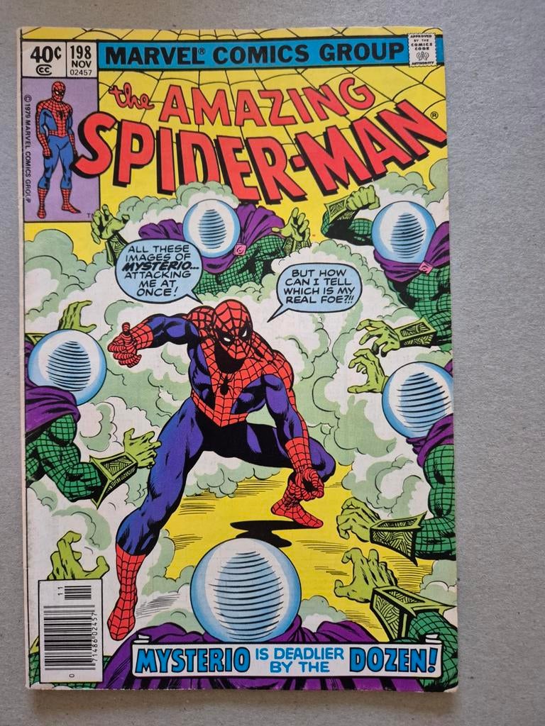 The Amazing Spider-Man #198 (1979) - Mysterio - Marvel Comic, Amerika, Ophalen of Verzenden, Marv Wolfman, Gelezen