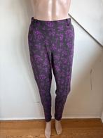 Studio Anneloes travelstof broek maat L donkerbruin roze, Kleding | Dames, Maat 38/40 (M), Ophalen of Verzenden, Zo goed als nieuw