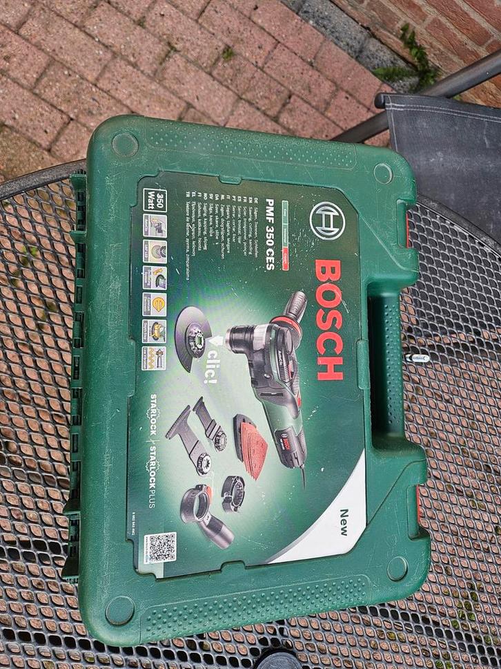Bosch PMF 350 CES Multitool in koffer, Doe-het-zelf en Verbouw, Gereedschap | Schuurmachines, Zo goed als nieuw, Overige typen