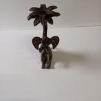 Kandelaar olifant met palmboom, Ophalen of Verzenden