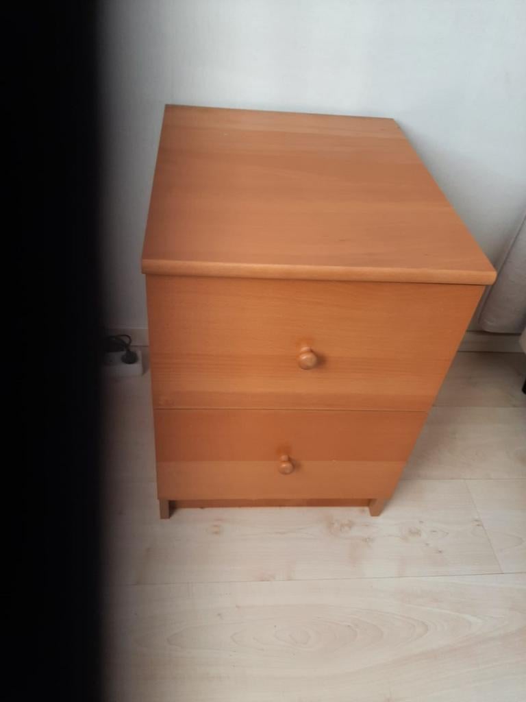 GRATIS 2 nachtkastjes uiterlijk 23/04 ophalen, Ophalen, Minder dan 45 cm, Minder dan 55 cm