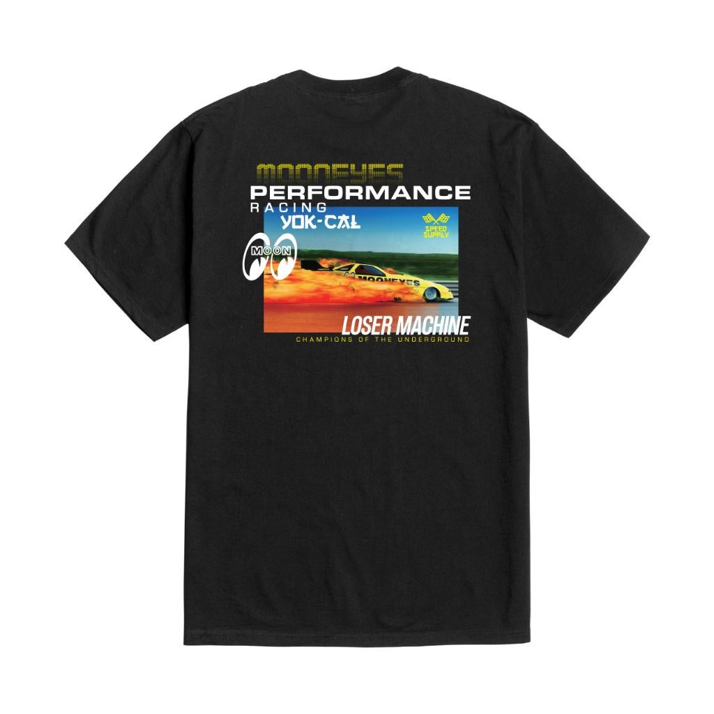 Loser machine x mooneyes high performance t-shirt black, Info@workingclassrebel.com, Zwart, Nieuw, Overige maten