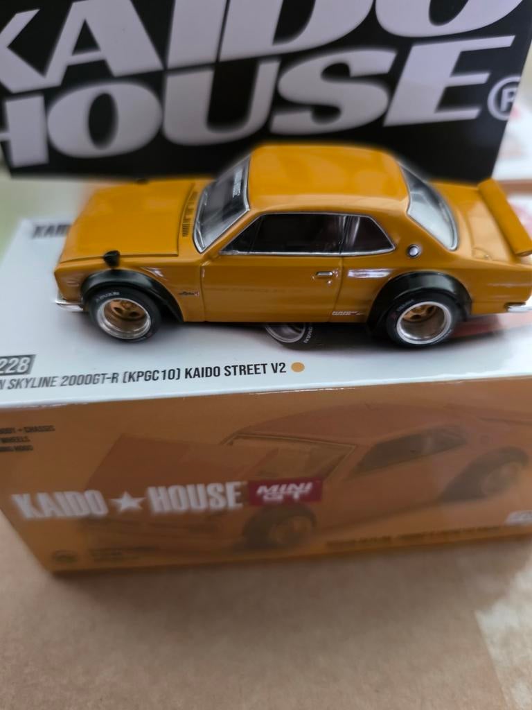 Kaido House Nissan Skyline 2000GT-R (KPGC10) modelauto, Ophalen of Verzenden, Kaido house, Onbekend, Onbekend