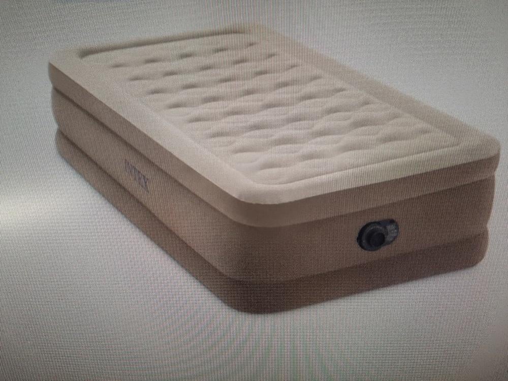 LOGEER/LUCHTBED, Gebruikt, 90 cm, Eenpersoons, Beige