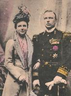 992347	Het koninklijk Echtpaar	1901	 	Gelopen met postzegel, Verzamelen, Ophalen of Verzenden, Nederland, Kaart, Foto of Prent