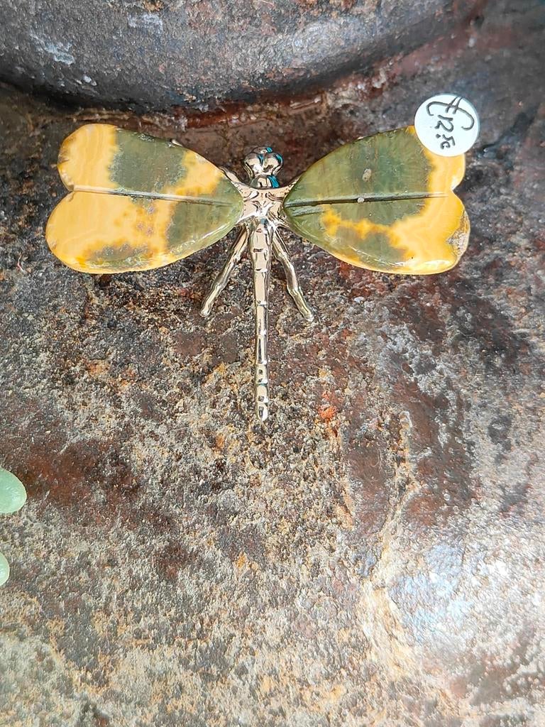 Oceaan jaspis Libelle, Verzamelen, Ophalen of Verzenden