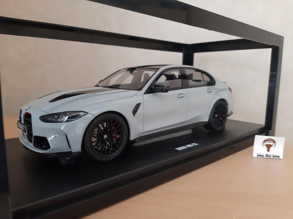 BMW M3 CS M 2024 Brooklyn Grey Metallic van GT Spirit 1:18, Overige merken, Auto, Nieuw, Ophalen of Verzenden