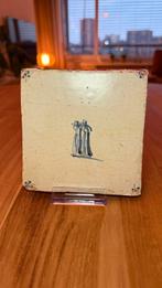 17/18e eeuwse Delfts blauwe tegel, Ophalen of Verzenden