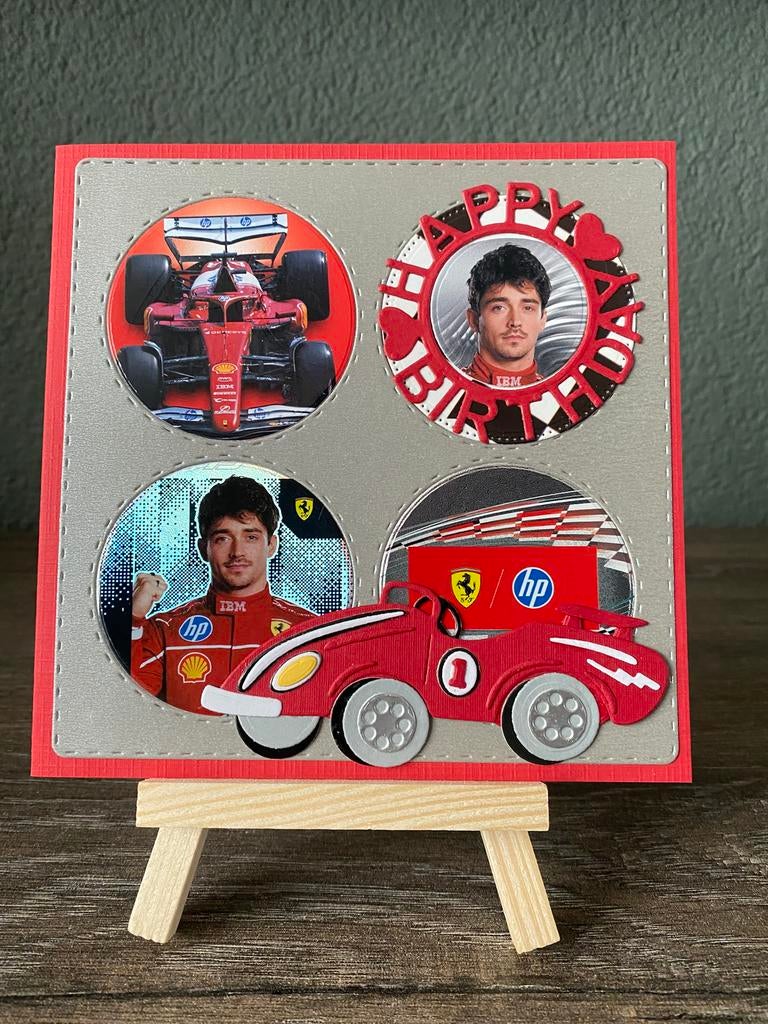 Zelfgemaakte kaart met envelop nr 474 Charles Leclerc, Ophalen of Verzenden, Nieuw, Overige thema's
