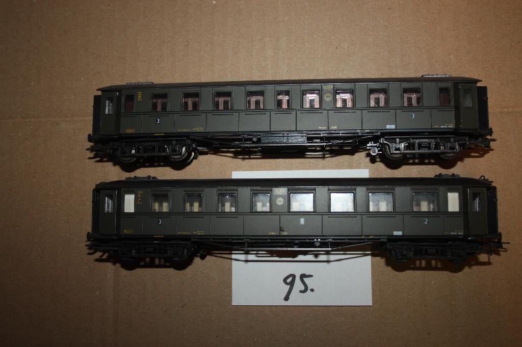 95) twee Roco DRG rijtuigen, Gebruikt, Gelijkstroom, Wagon, Ophalen of Verzenden