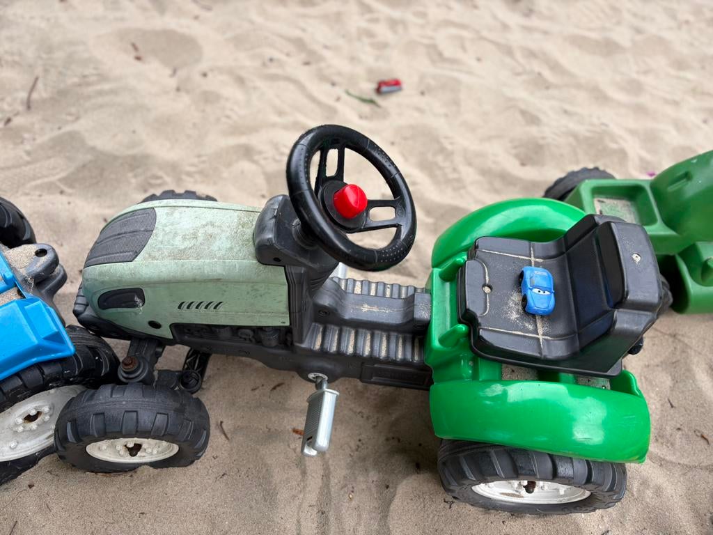 Groene traptractor, Ophalen, Gebruikt, Overige merken