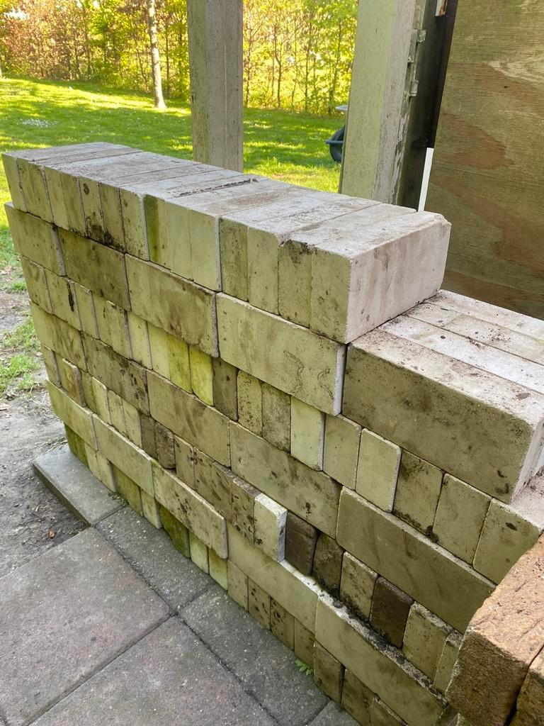 Kalkzand- en metselstenen, Doe-het-zelf en Verbouw, Metselstenen, Ophalen, Gebruikt, Kalkzandstenen