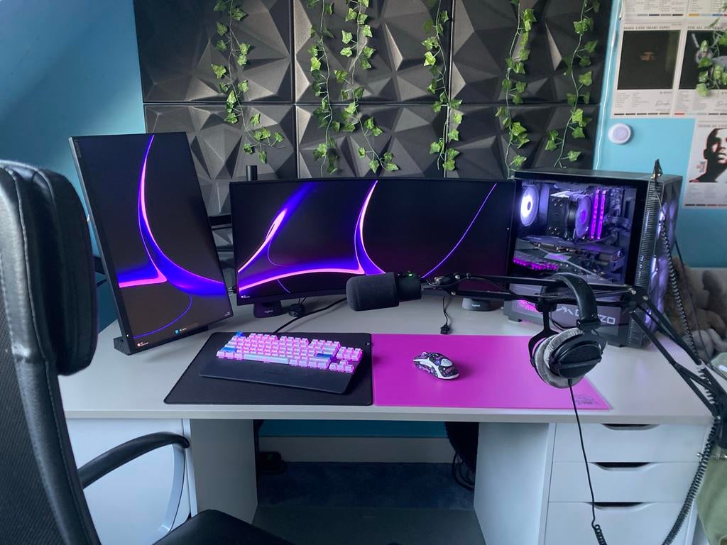 Complete Gaming Setup: Krachtige PC, 2 Monitoren, Accessoire, Gebruikt, Ophalen of Verzenden, Gaming, SSD