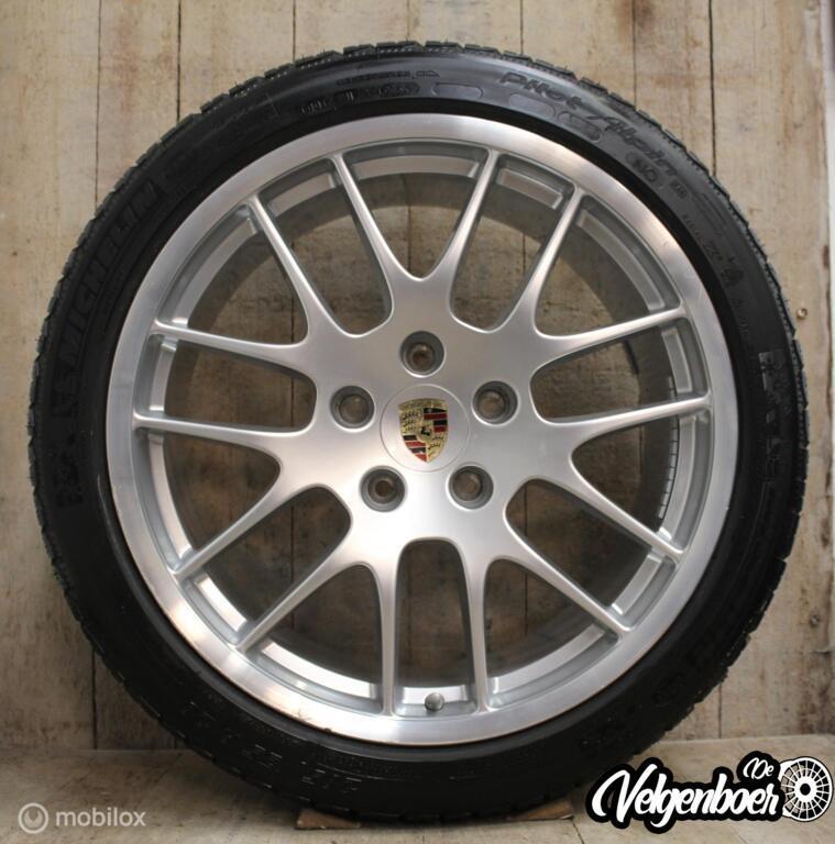 Porsche Panamera breedset | 20 inch | Winterbanden, Gebruikt, 285 mm, Banden en Velgen, Jetze Veldstraweg 71