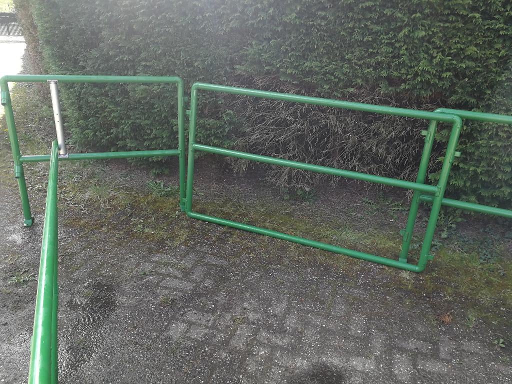 balustrade hekwerk / valbescherming / veiligheidshek - 6 mtr, Ophalen, Gebruikt, Aluminium, Overige typen