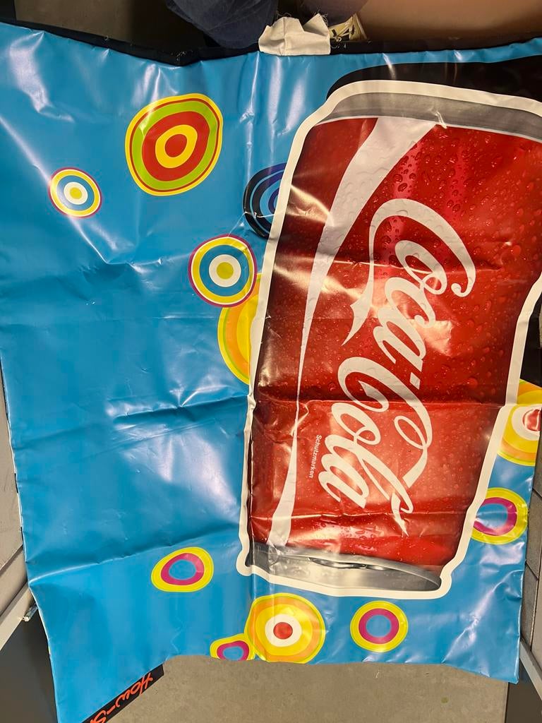 Zitzakhoes Coca-Cola design - Hoes zonder vulling, Ophalen of Verzenden, Gebruikt, Blauw, Zitzak