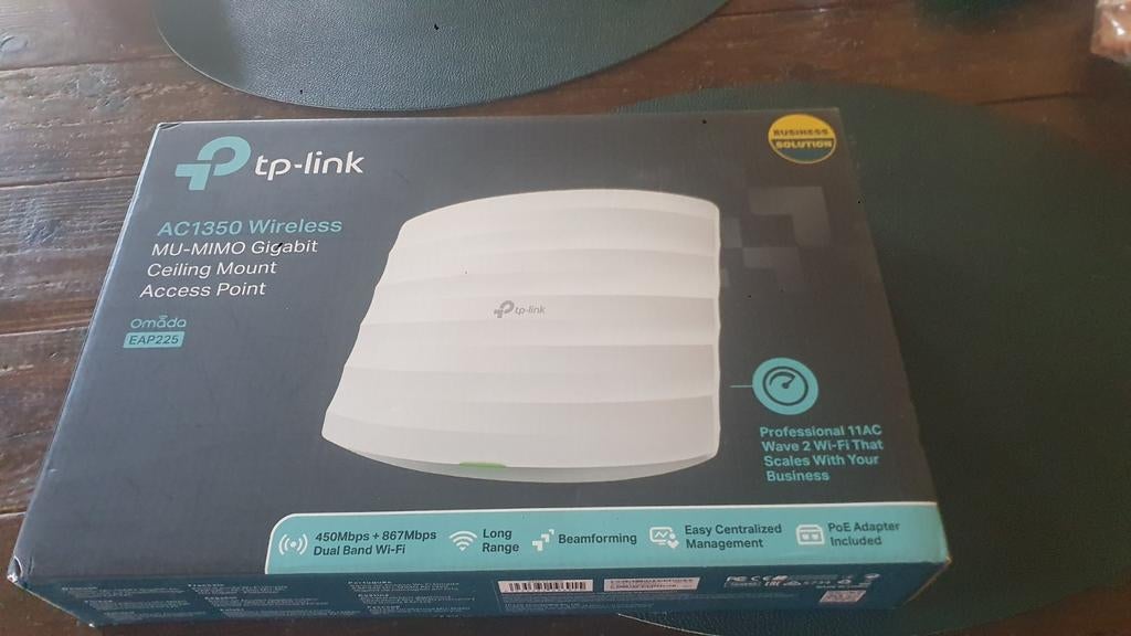 TP-Link EAP225 Acces Point Versie 3.0, Computers en Software, Accesspoints, Ophalen of Verzenden, Zo goed als nieuw, TP-Link