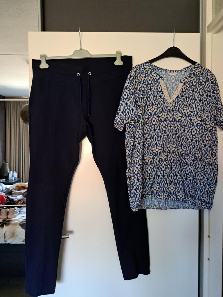Donkerblauwe comfortabele jogger broek mt 44 Zizo, Ophalen of Verzenden