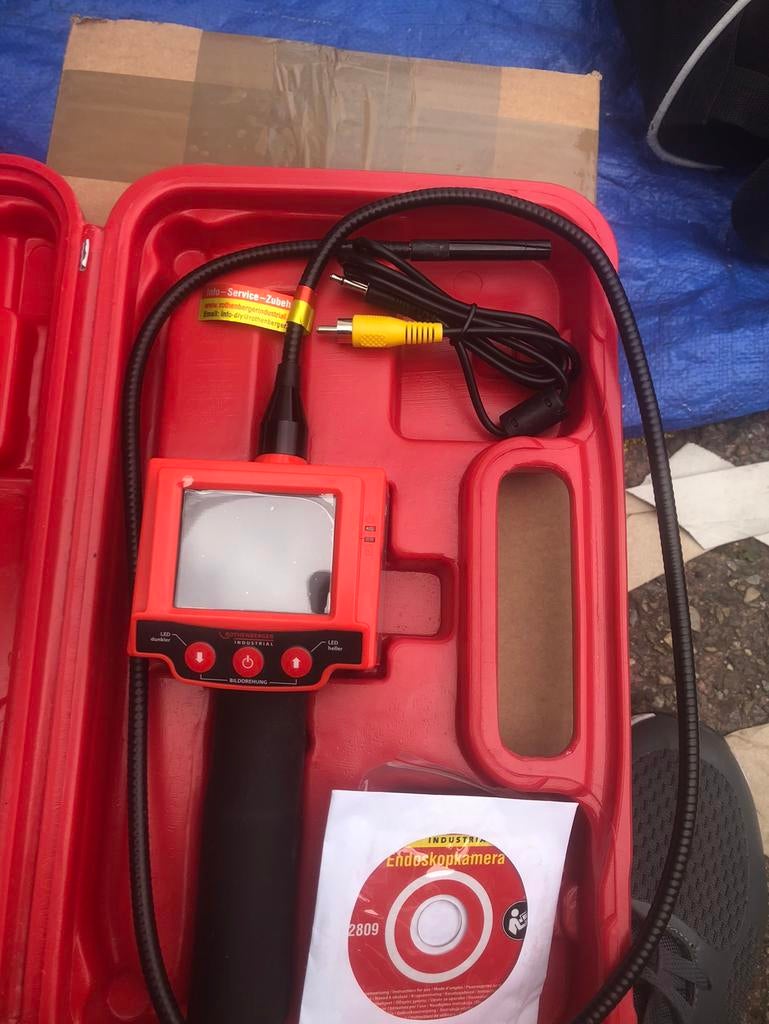 Riool camera Rottenberg, Doe-het-zelf en Verbouw, Meetapparatuur, Ophalen of Verzenden, Zo goed als nieuw, Temperatuur